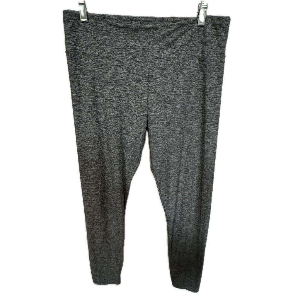 No Boundaries Womens Gray Athletic Yoga Pants Wide Band Waist‎ Lg 11-13 Workout
